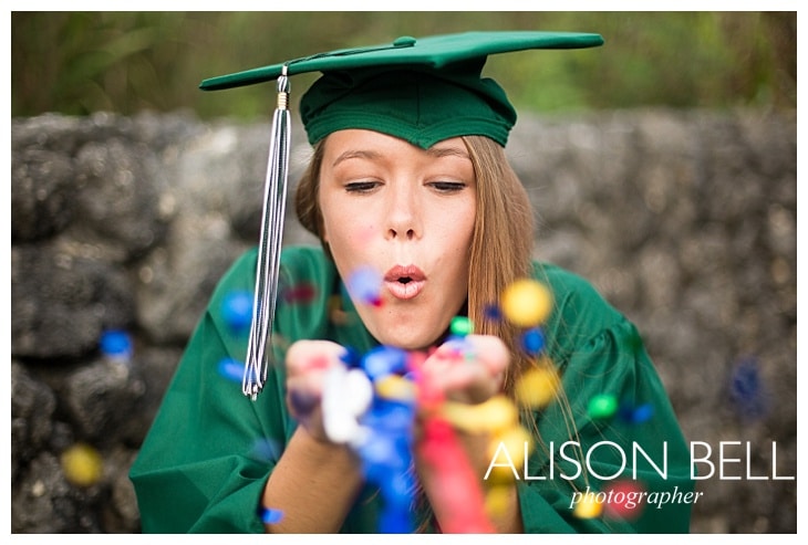 Senior, Okinawa, Kadena High School, Kubasaki High school, confetti