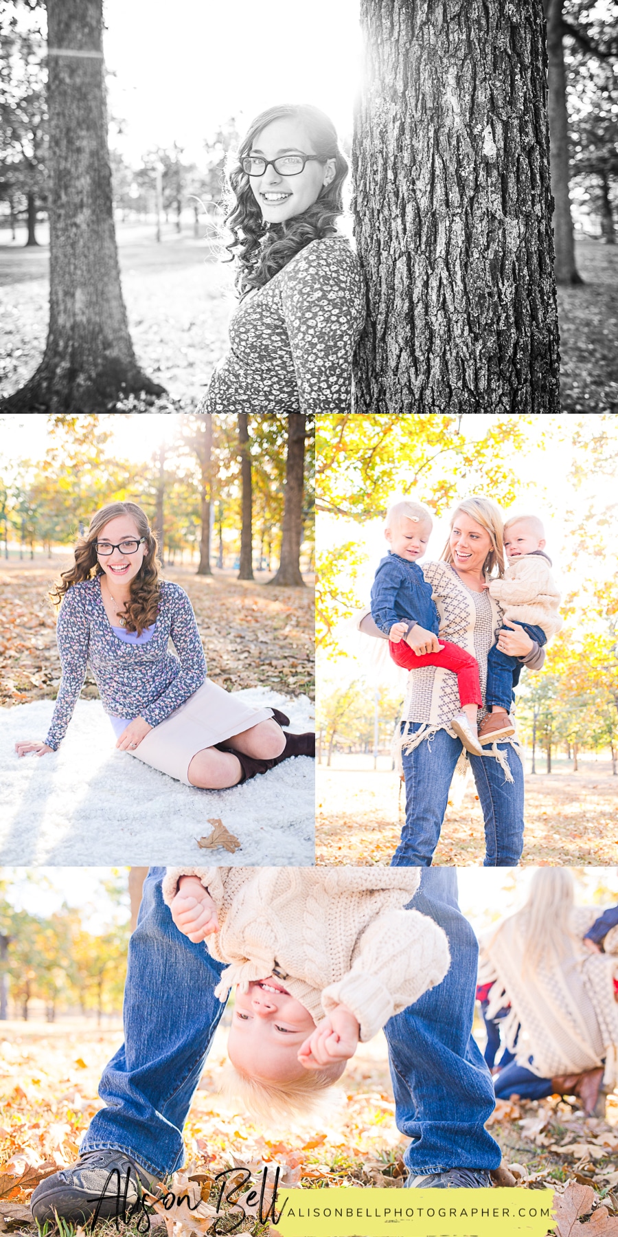 half priced mini sessions for families, high school senior portraits, babies, and children. Alison Bell, Photographer