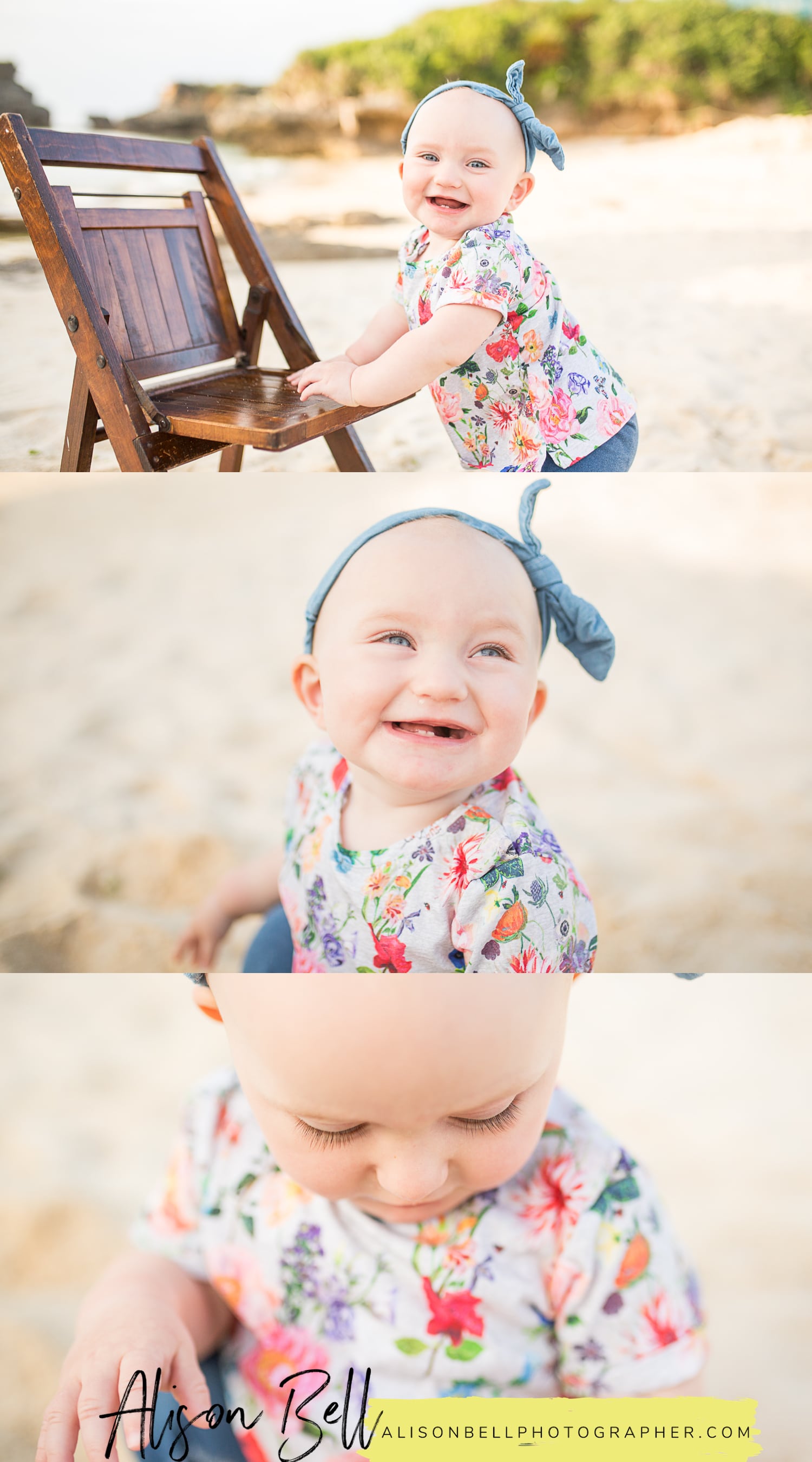Playful, stress free family photos with Alison Bell, Photographer on the beach in Okinawa, Japan.
