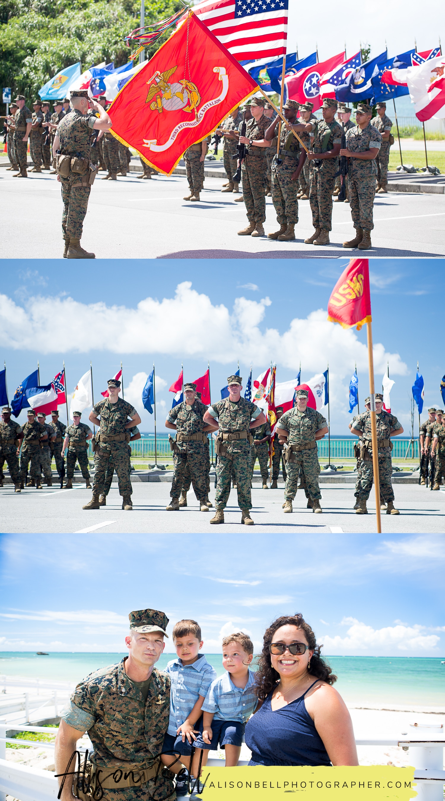 United States Marine Corps Change of Command Ceremony, 3rd Recond Battalion, Camp Schwab, Okinawa Japan by Alison Bell, Photographer. #alisonbellphotog alisonbellphotographer.com