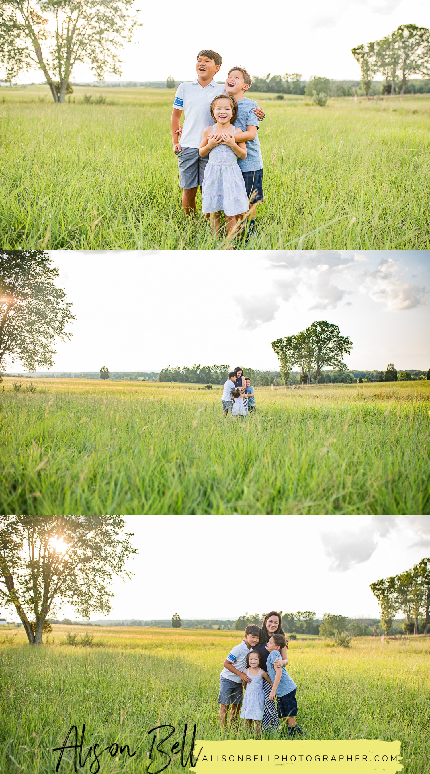 Half Priced mini family session at Manassas Battlefield, Virginia by Alison Bell, Photographer. Family photographer, family photography, Northern Virginia, NOVA, #alisonbellphotog alisonbellphotographer.com