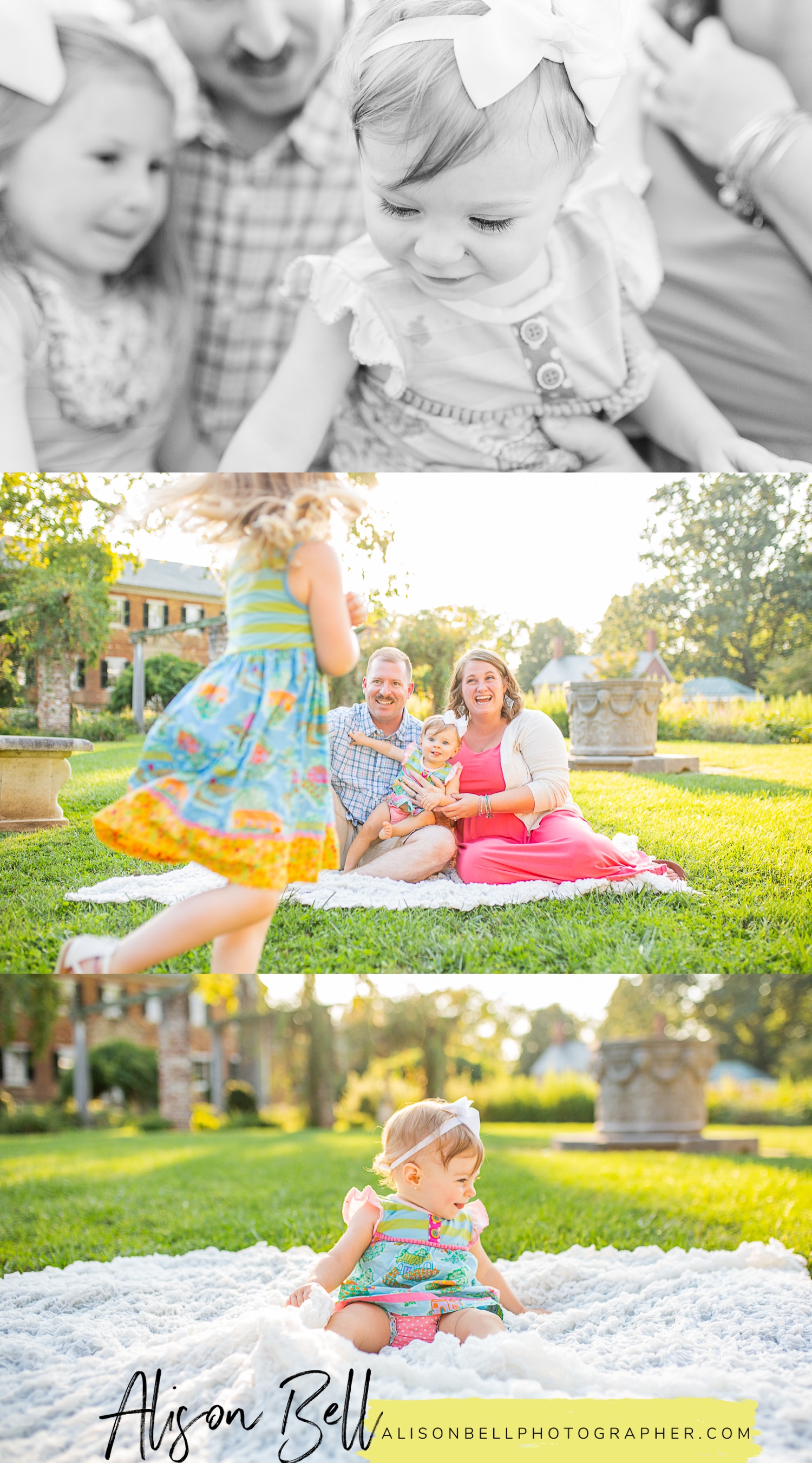Half price family mini sessions at Chatham Manor in Fredericksburg, VA. Northern Virginia family photographer, Alison Bell. Quantico. Woodbridge, Stafford.