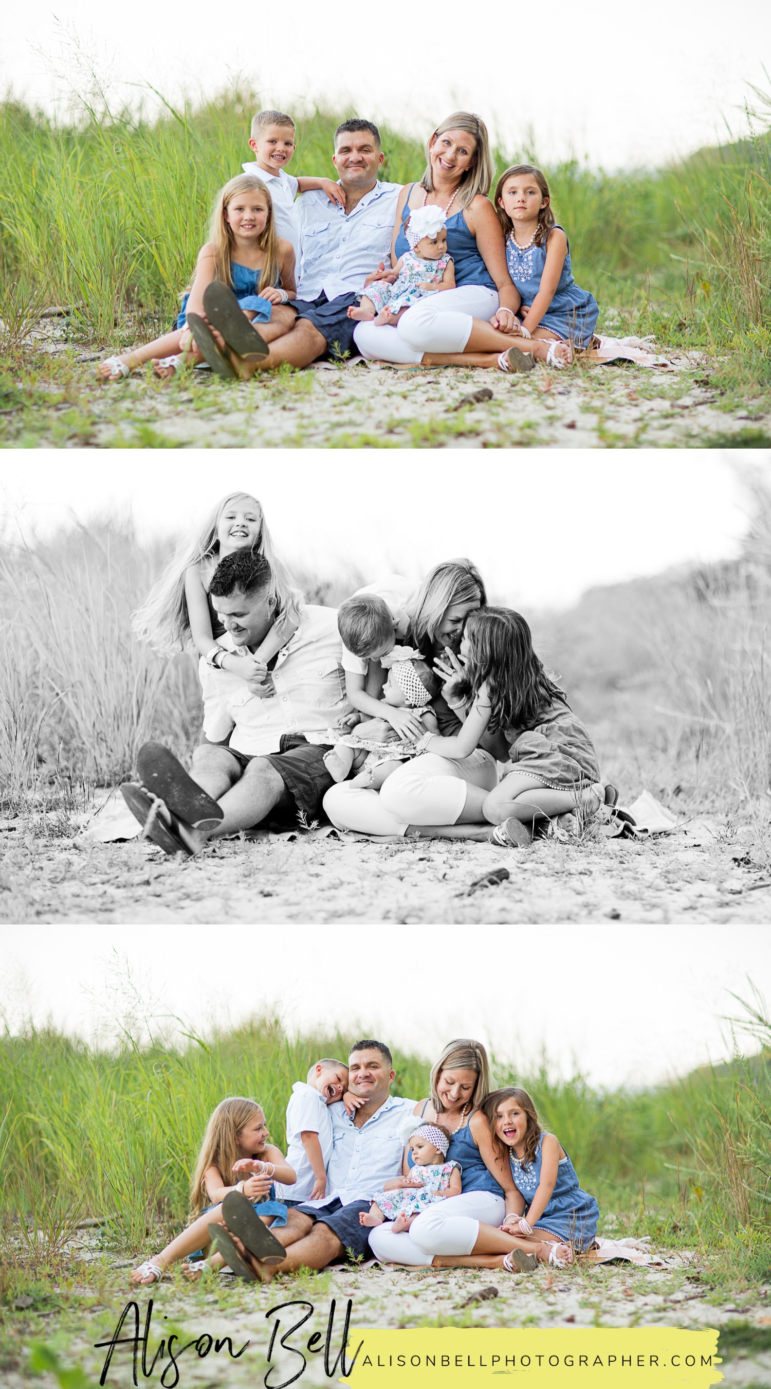 Family photo session at Widewater State Park in Northern Virginia by Alison Bell, Photographer