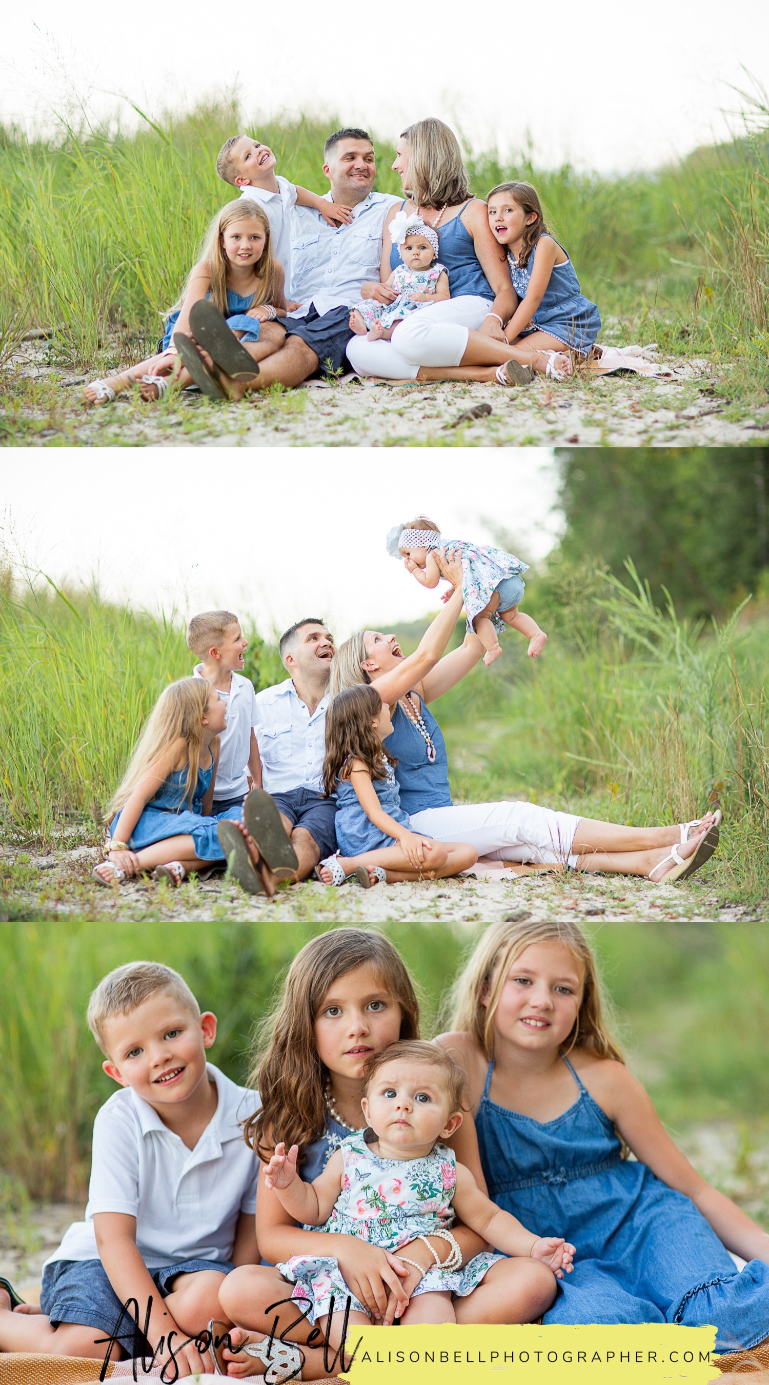 Family photo session at Widewater State Park in Northern Virginia by Alison Bell, Photographer