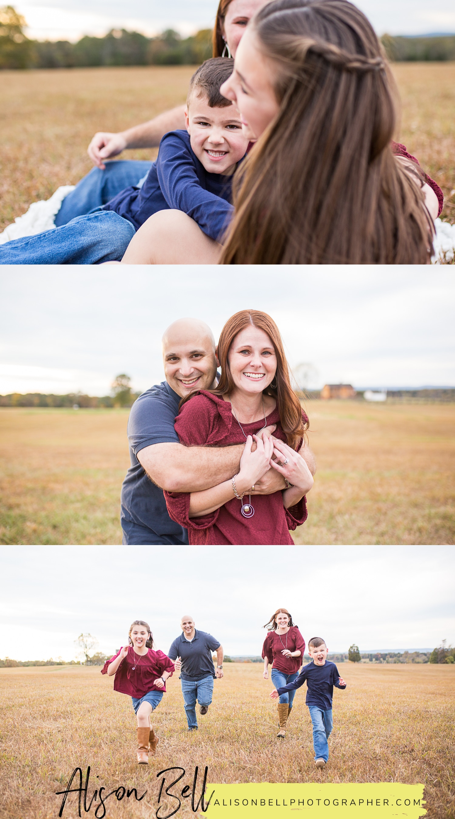 Northern virginia family photos in Manassas, VA at Manassas National Battlefield by Alison Bell, Photographer based in Quantico