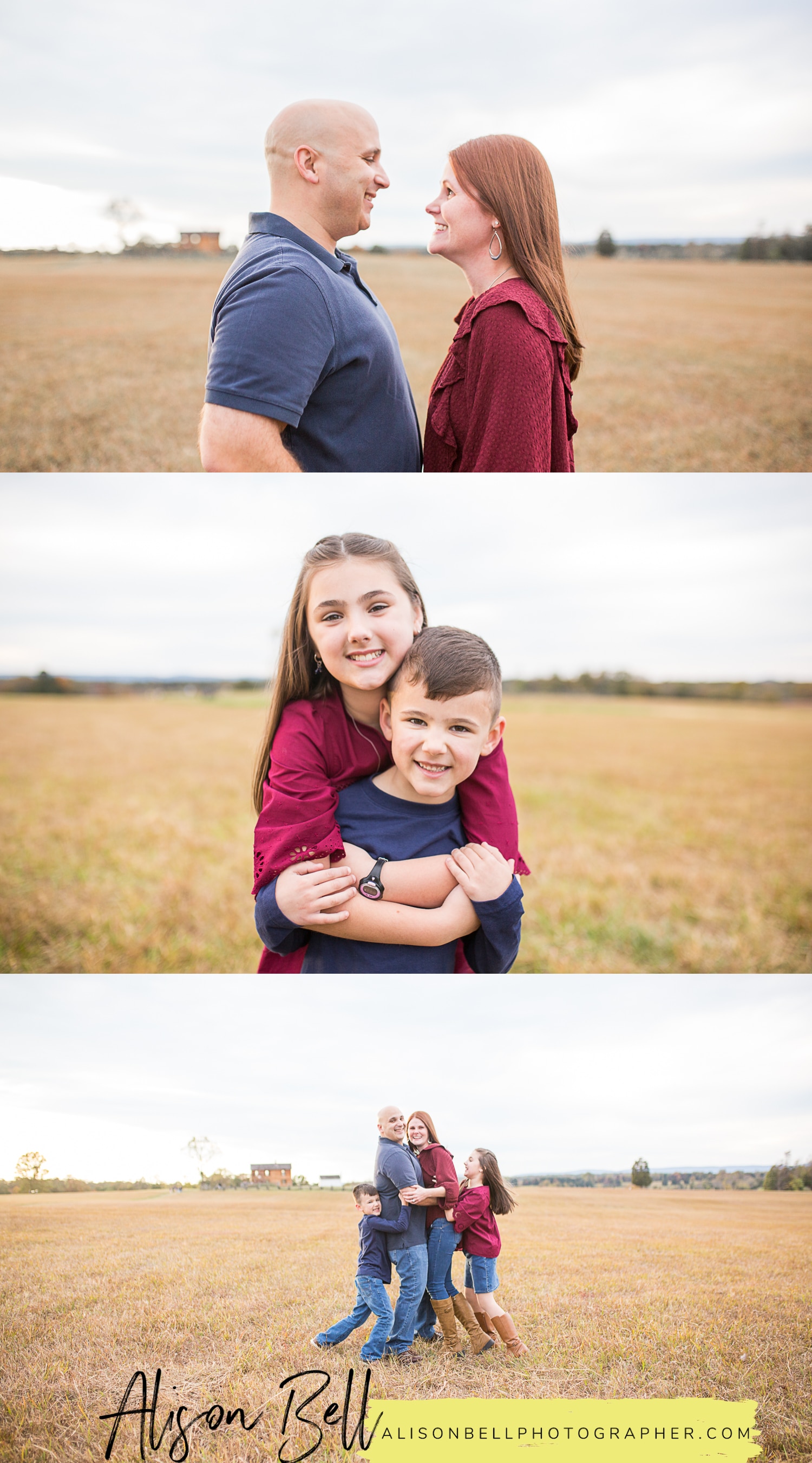 Northern virginia family photos in Manassas, VA at Manassas National Battlefield by Alison Bell, Photographer based in Quantico