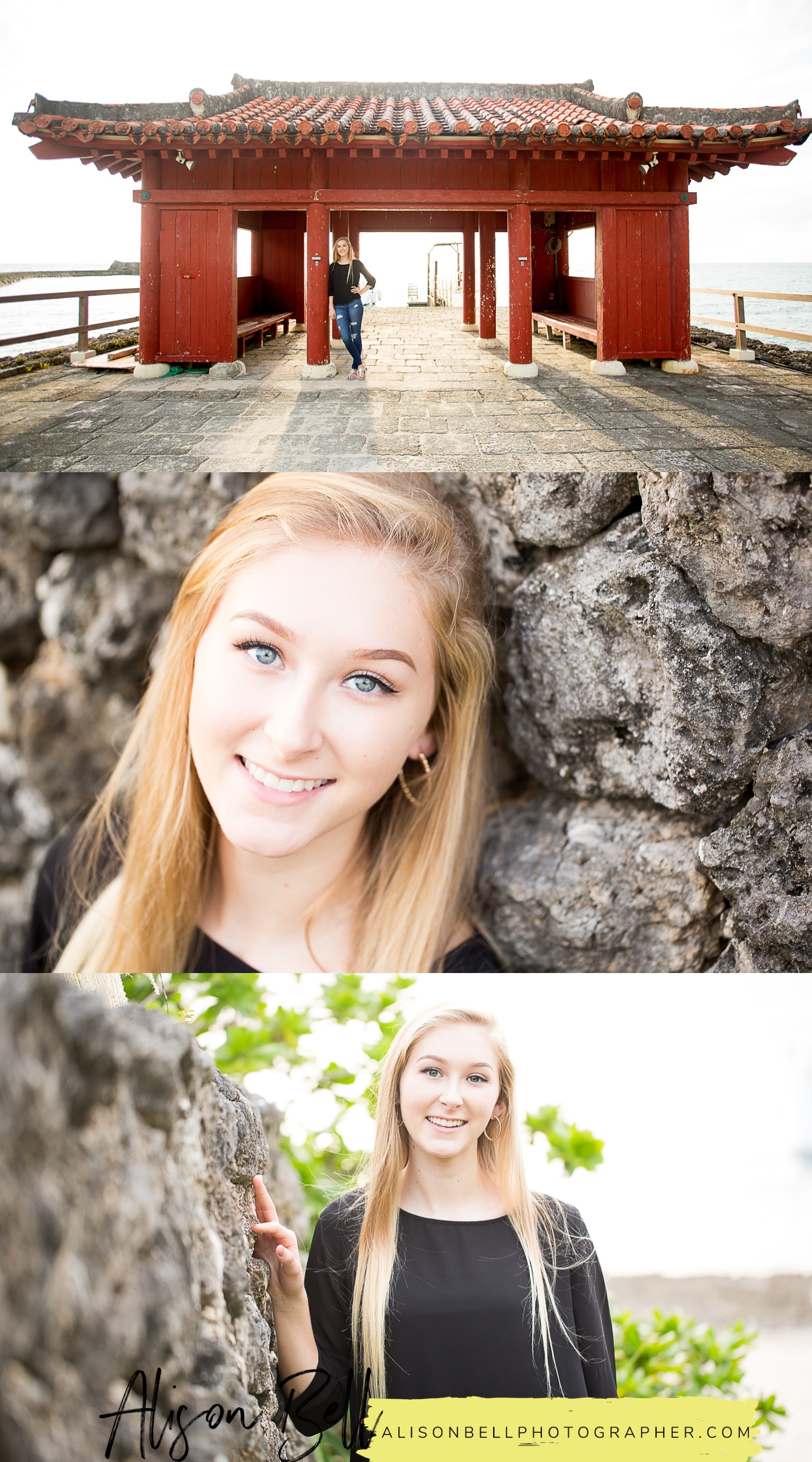 Senior portraits and family session in one. #simplesenior in Okinawa Japan by Alison Bell, Photographer #alisonbellphotog www.alisonbellphotographer.com