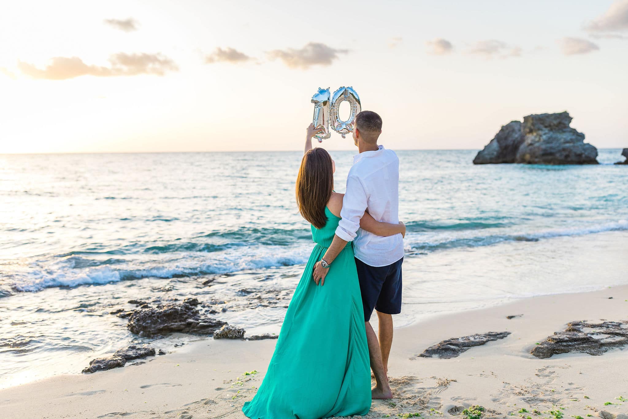 Family photo session on the beach by Heather Johnson Photography
