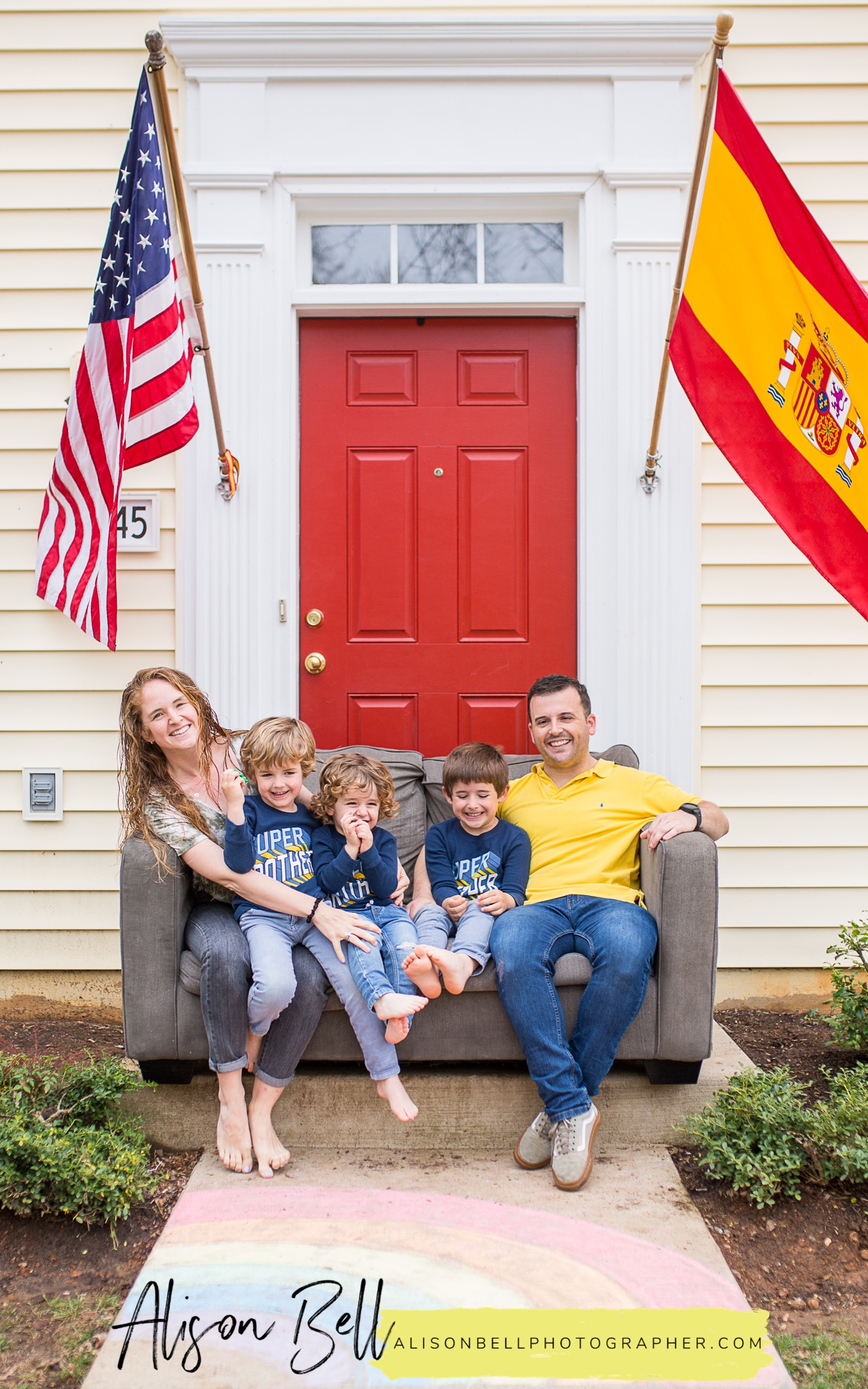 Front Porch project on Marine Corps Base Quantico in Virginia during 2020 Quarantine of Covid-19 pandemic by Alison Bell, Photographer alisonbellphotographer.com