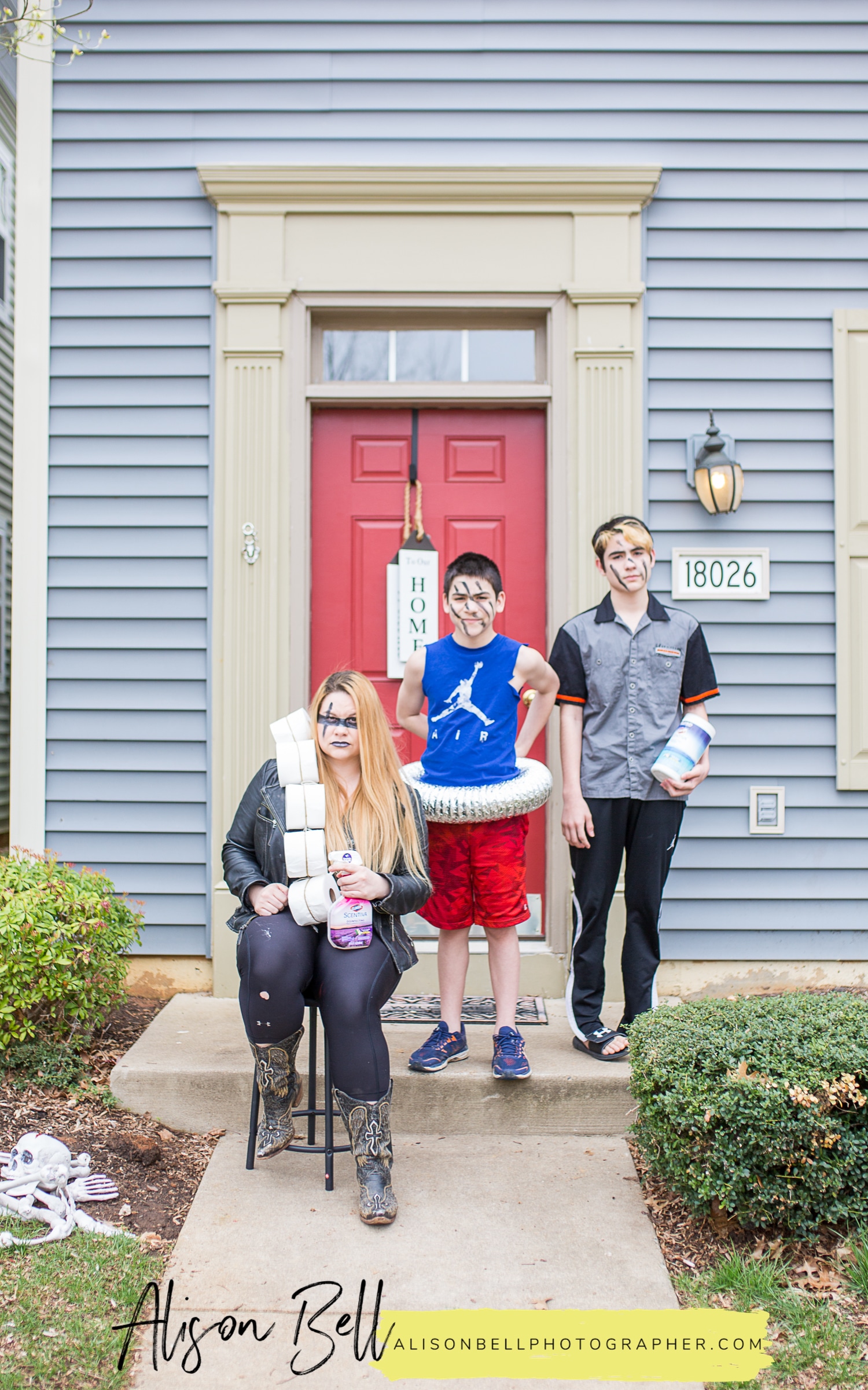 Front Porch project on Marine Corps Base Quantico in Virginia during 2020 Quarantine of Covid-19 pandemic by Alison Bell, Photographer alisonbellphotographer.com