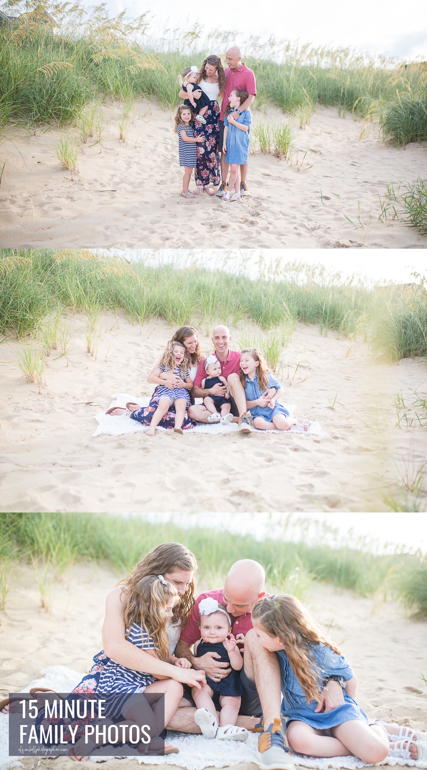 15 minute family mini photo session at East Beach, Norfolk by Alison Bell Photographer