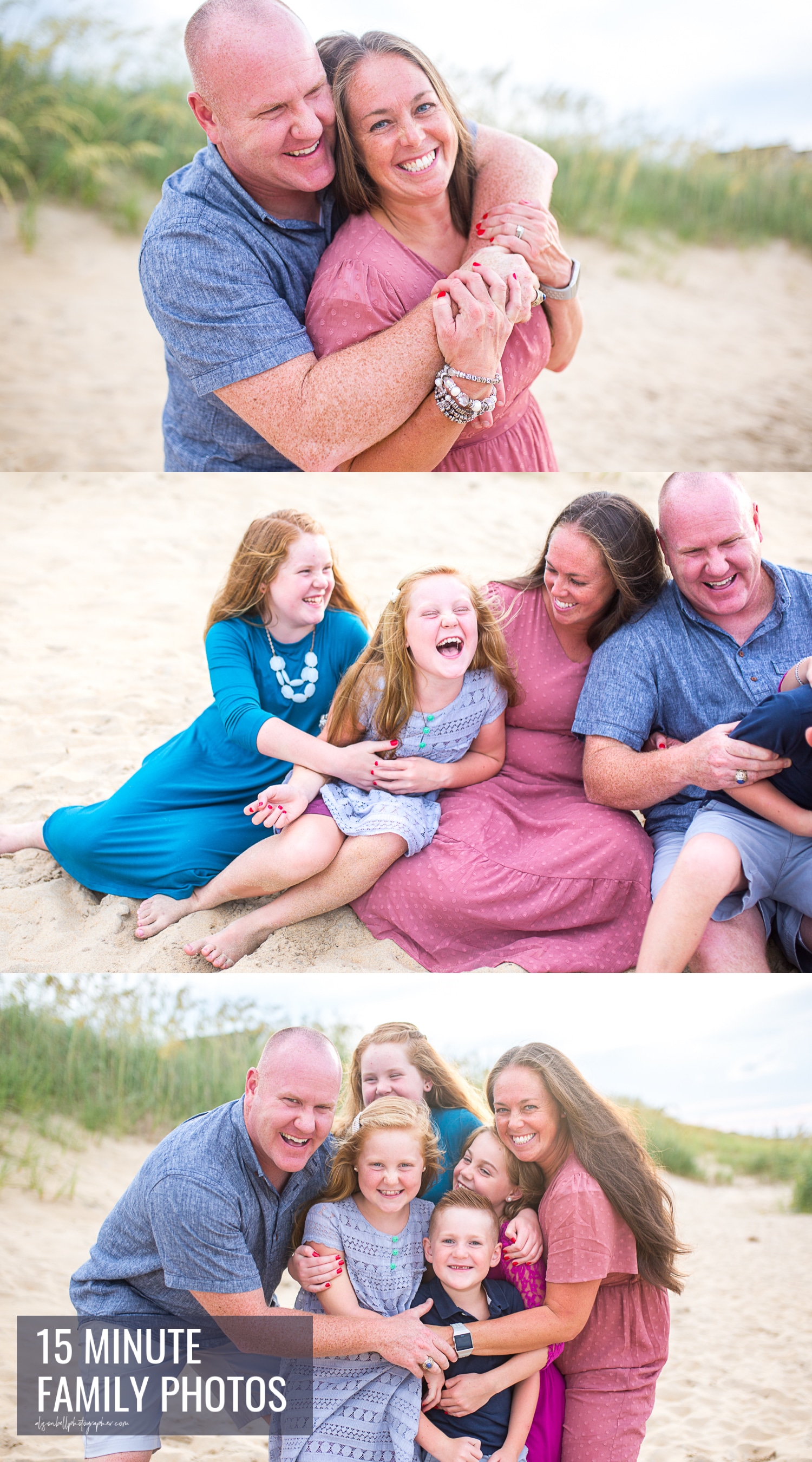 15 minute family mini photo session at East Beach, Norfolk by Alison Bell Photographer