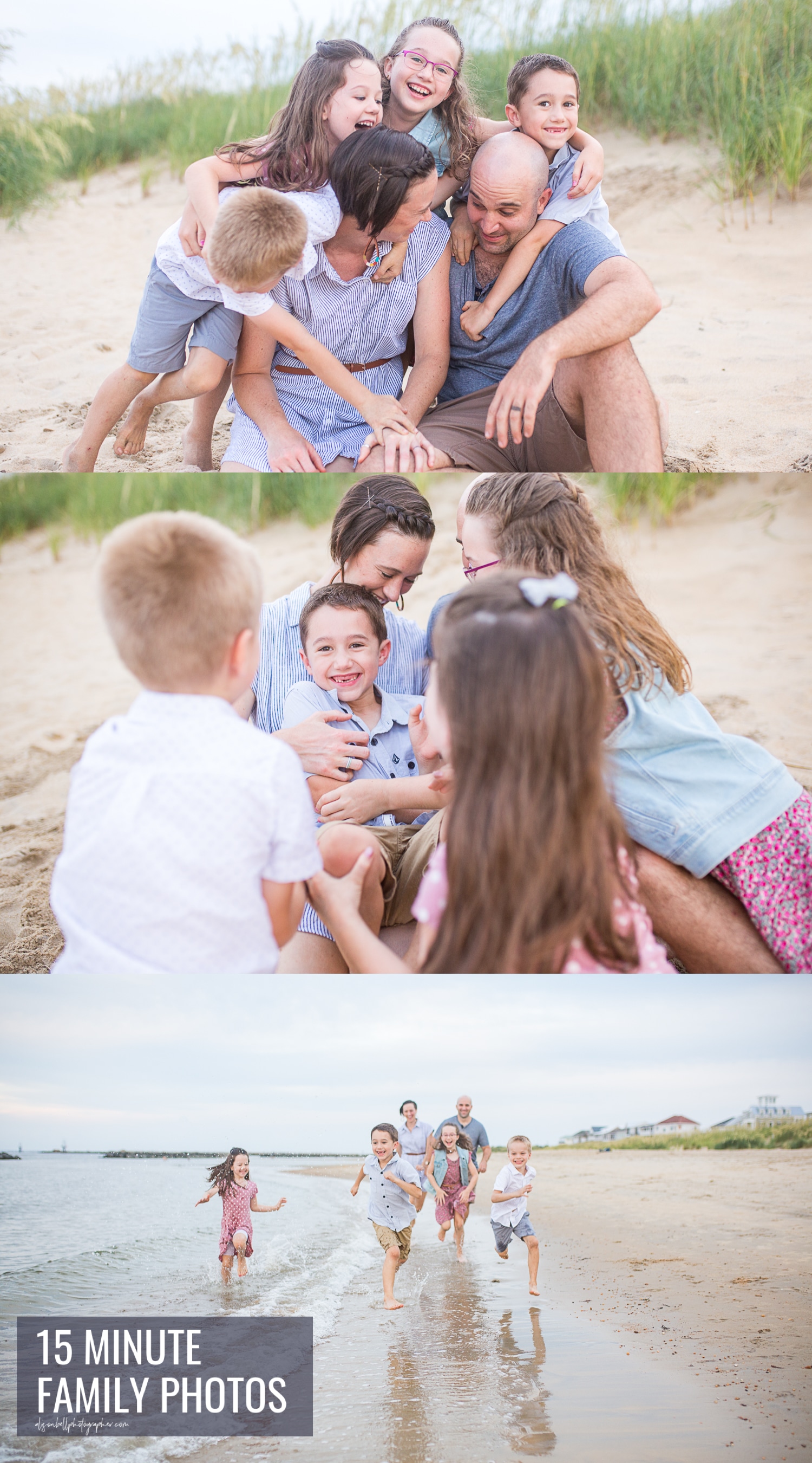 15 minute family mini photo session at East Beach, Norfolk by Alison Bell Photographer