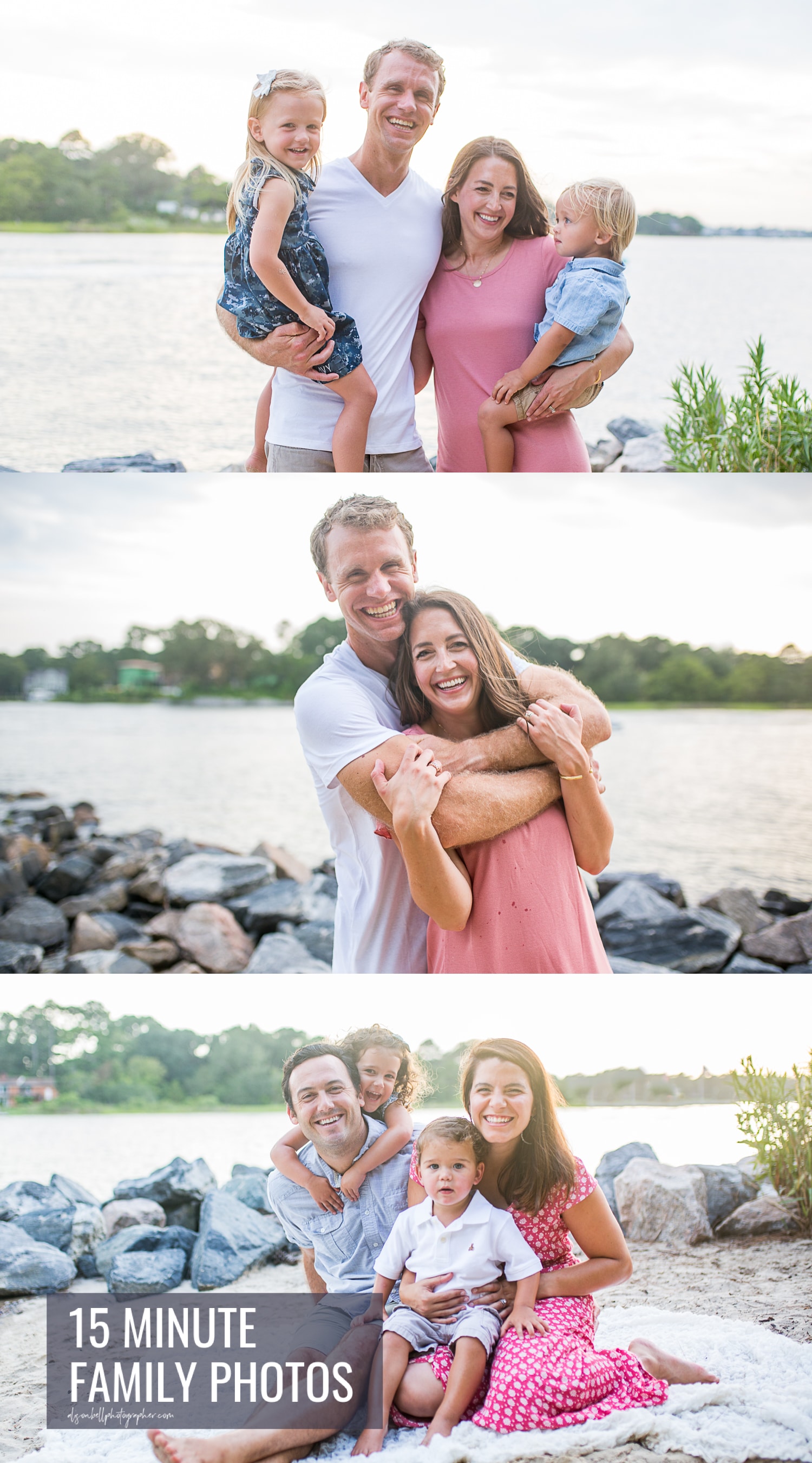 Family mini sessions at first landing state park The Narrows by Alison bell, Photographer alisonbellphotographer.com