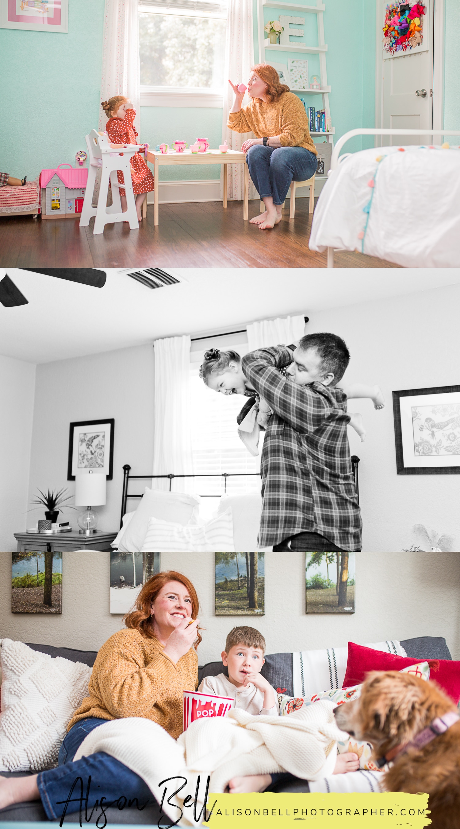 in home family photo session lifestyle military family pcs move