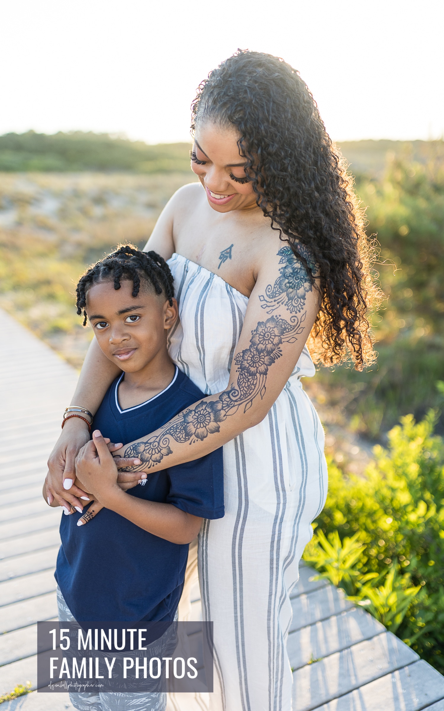 89th street virginia beach mini family photo sessions