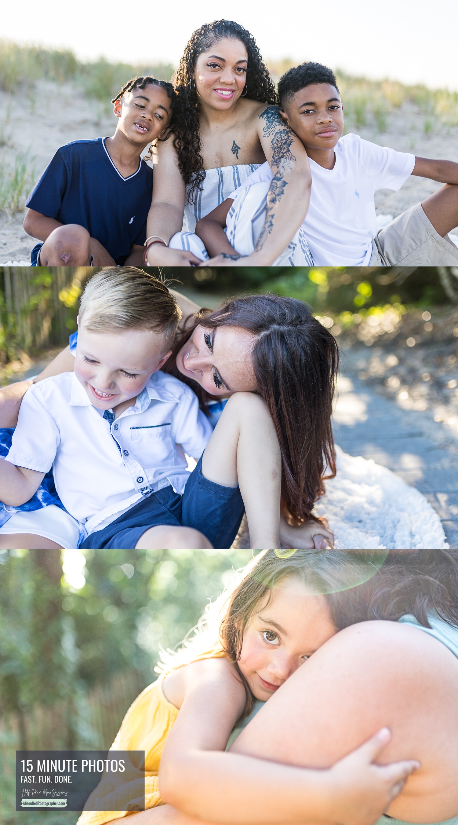 89th street virginia beach mini family photo sessions