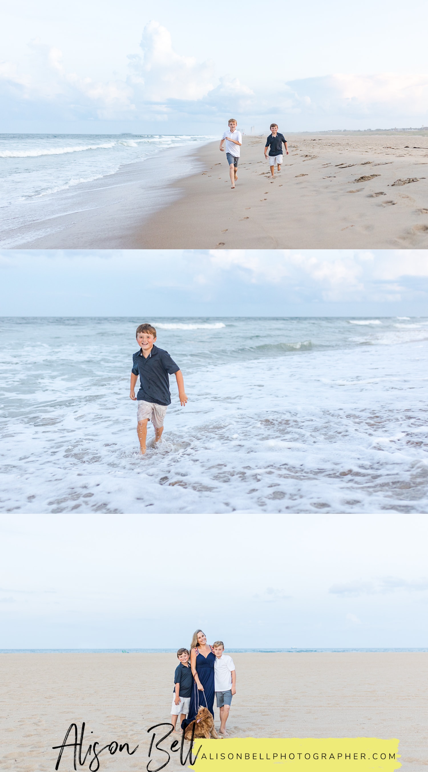 North end virginia beach family photo sessions at 81st by alison bell, photographer
