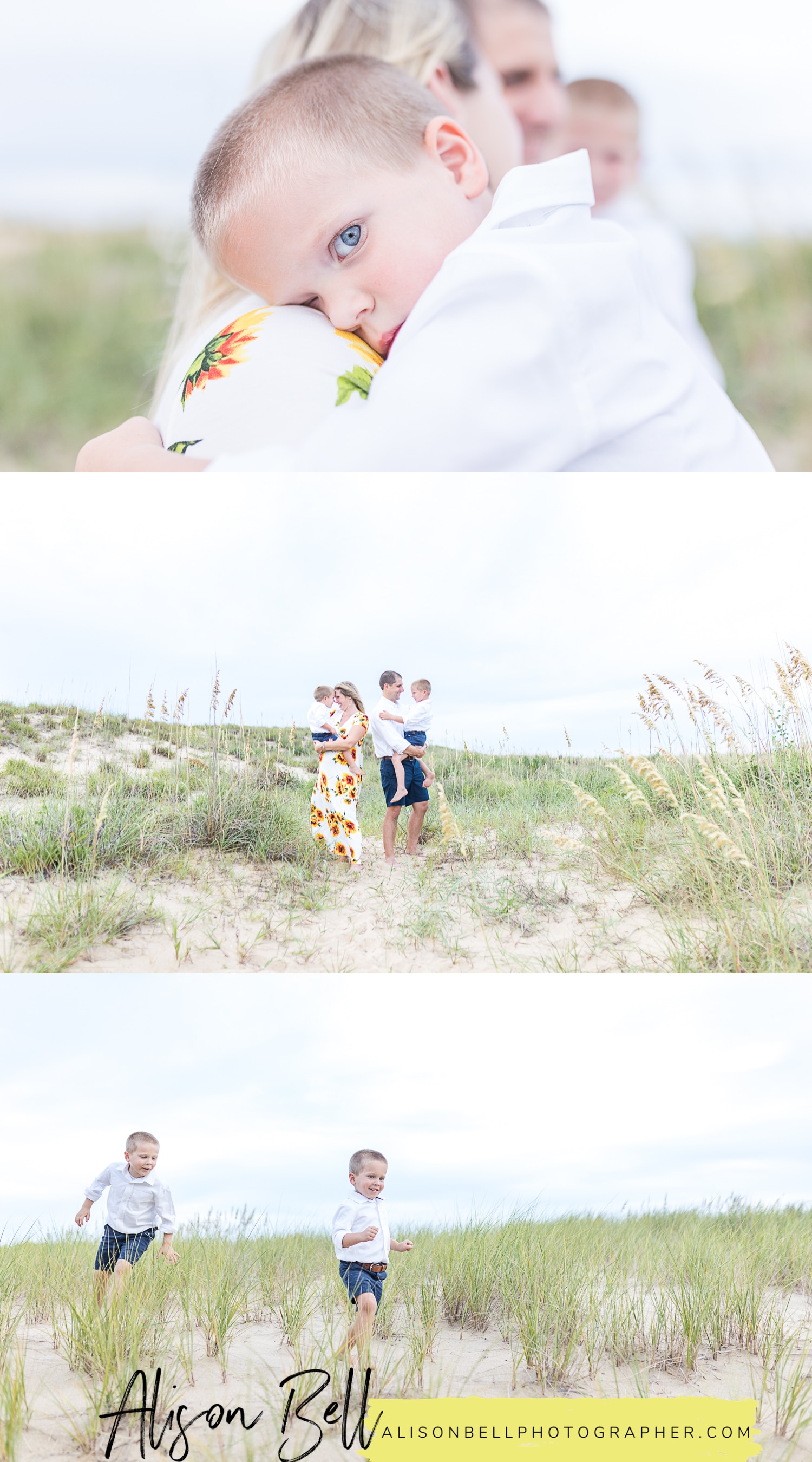 Virginia beach family photography at north end mini photo session by alison bell, photographer