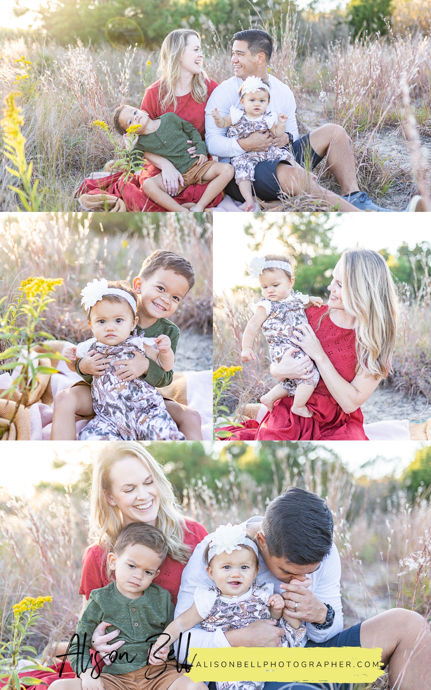 Fall mini sessions at pleasure house point natural area in Virginia beach with alison bell photographer