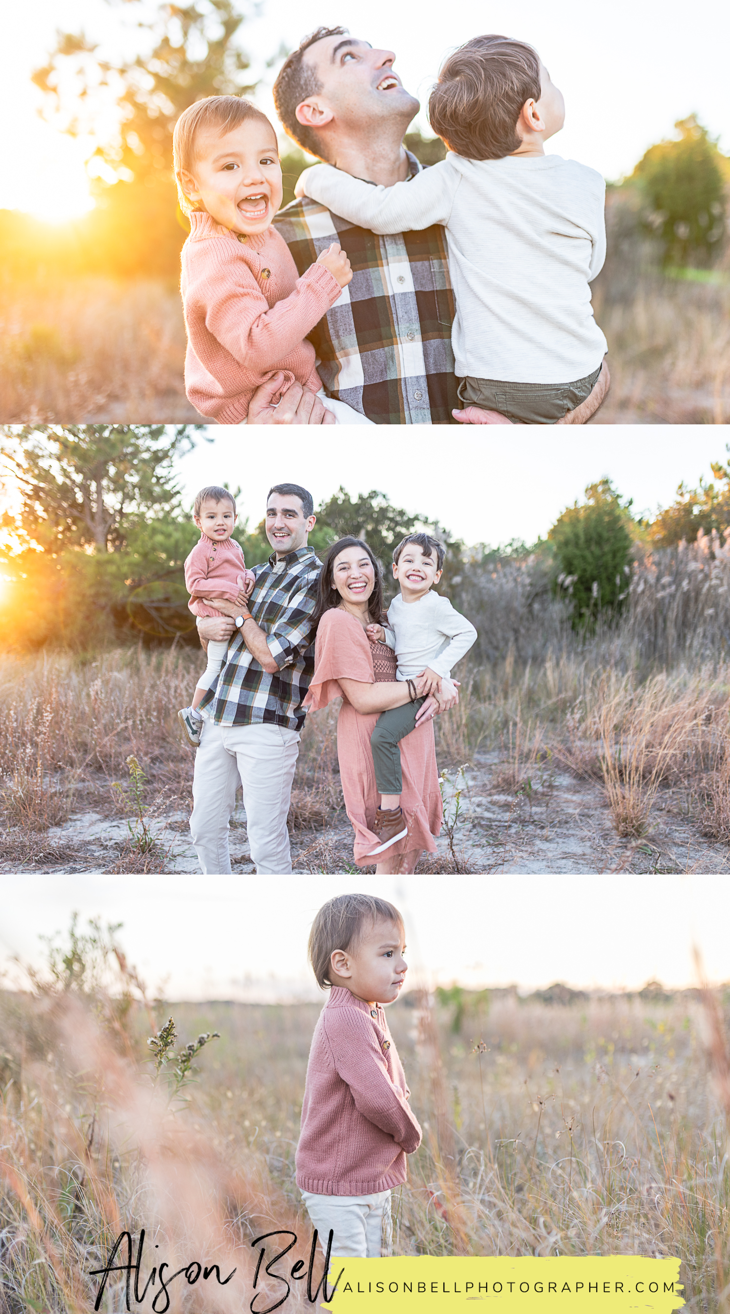 VA beach family photos at pleasure house point natural area in hampton roads, va by alison bell, photographer