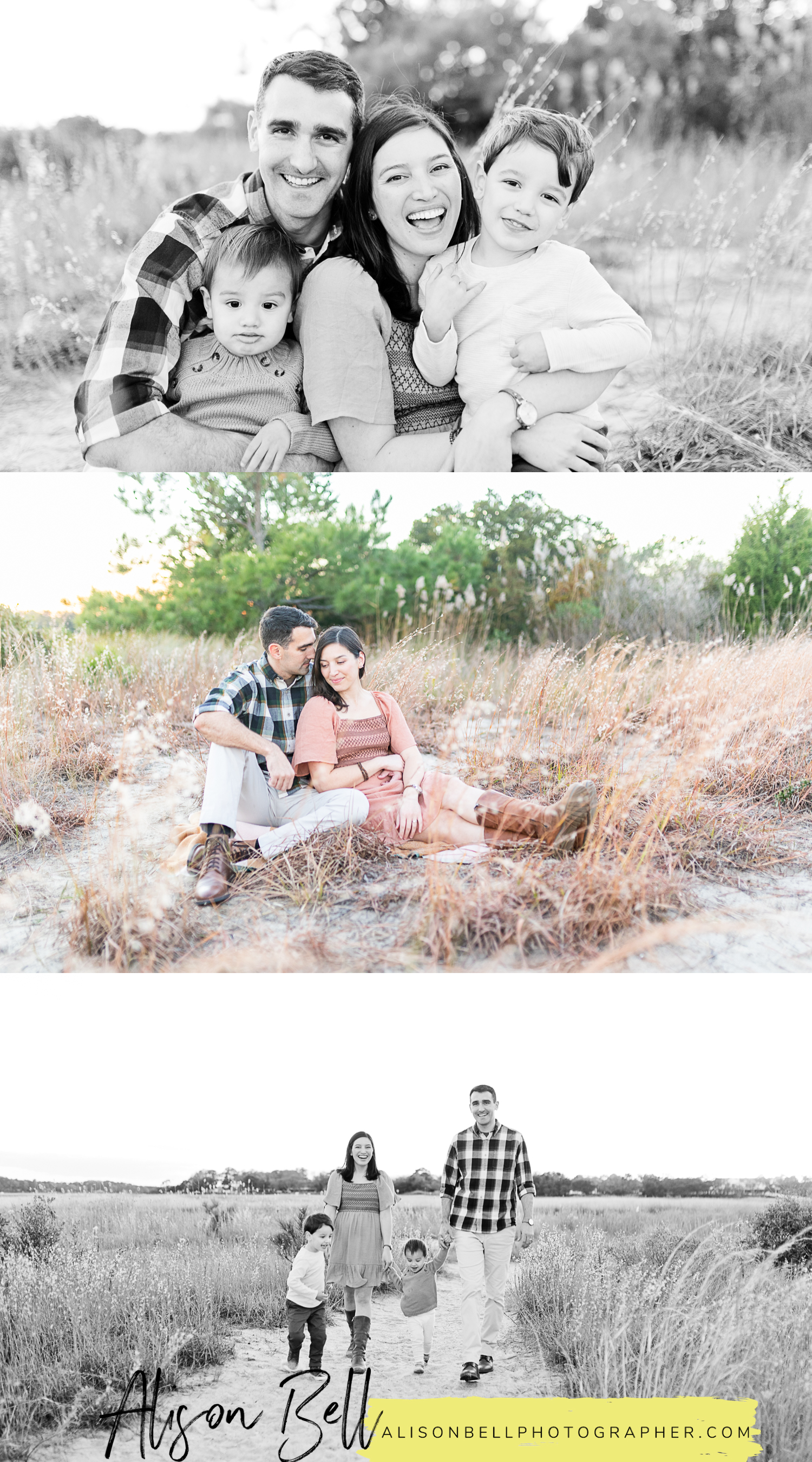 VA beach family photos at pleasure house point natural area in hampton roads, va by alison bell, photographer