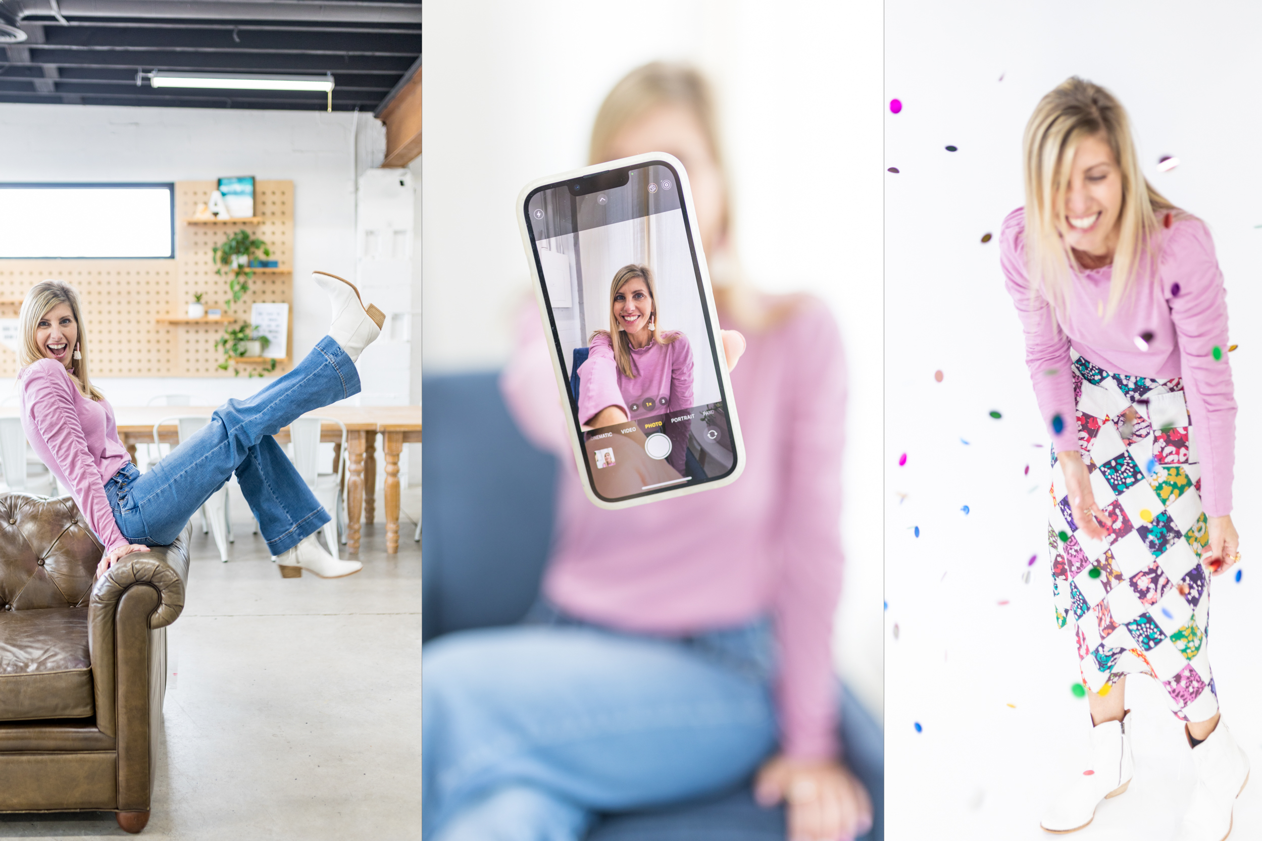 personal branding and headshots in studio for small businesses in virginia beach va by alison bell, photographer
