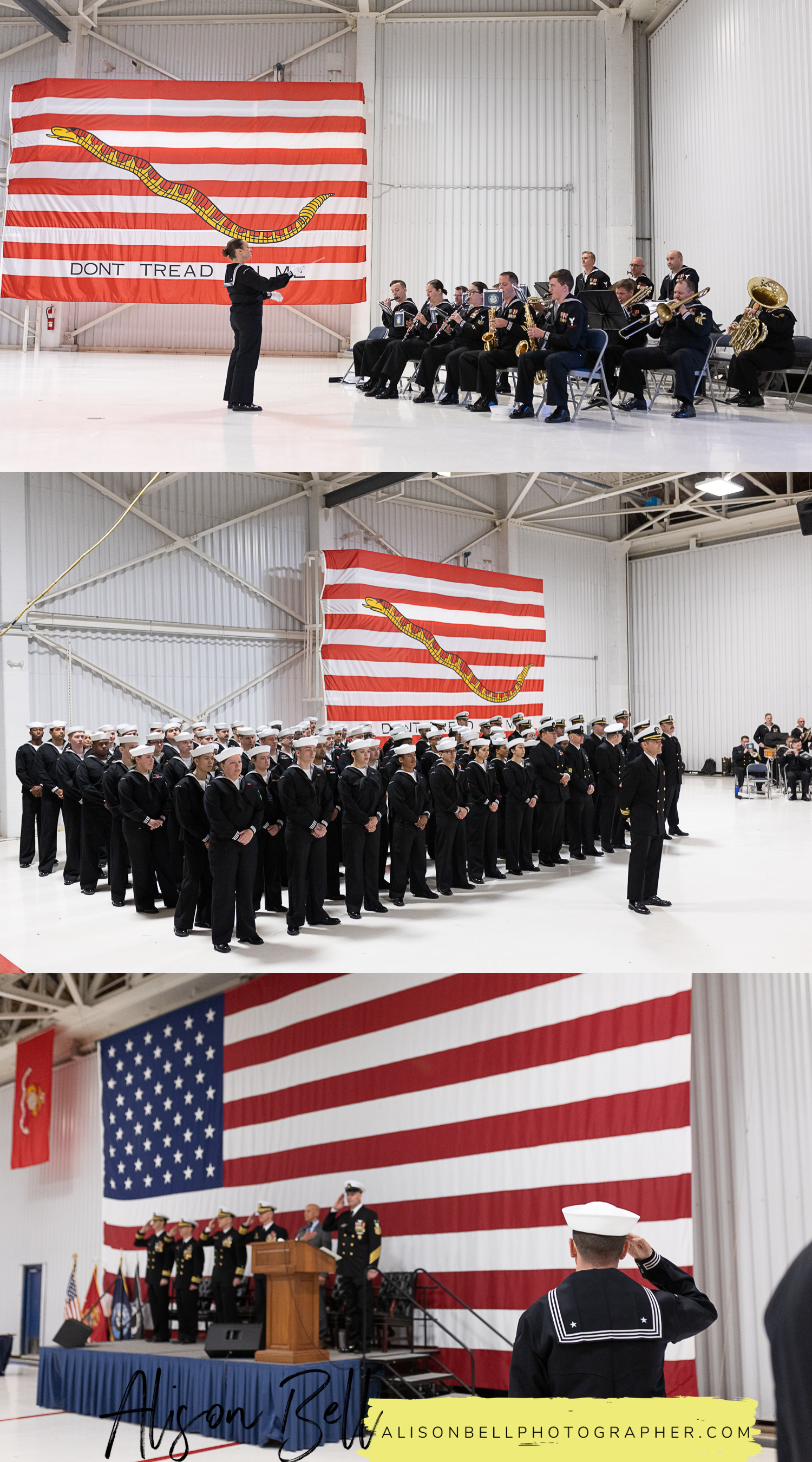 Navy change of command ceremony at oceana naval air station inside hangar by alison bell photographer virginia beach