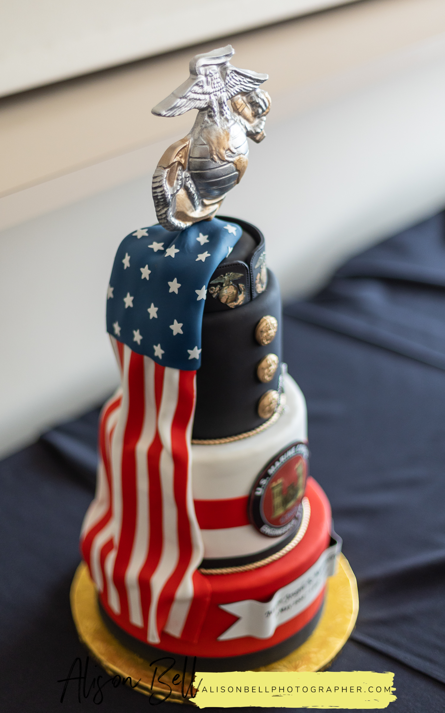 USMC retirement ceremony at montclair country club in virginia