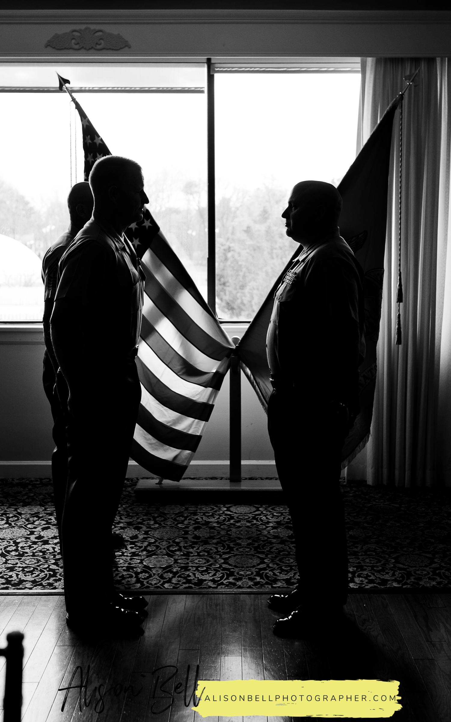 USMC retirement ceremony at montclair country club in virginia