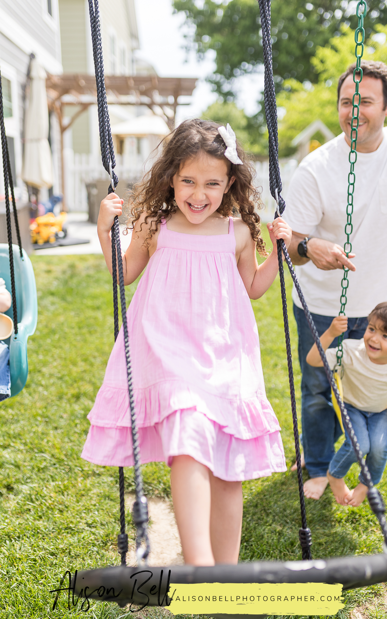 In home family photo session in va beach by alison bell photographer