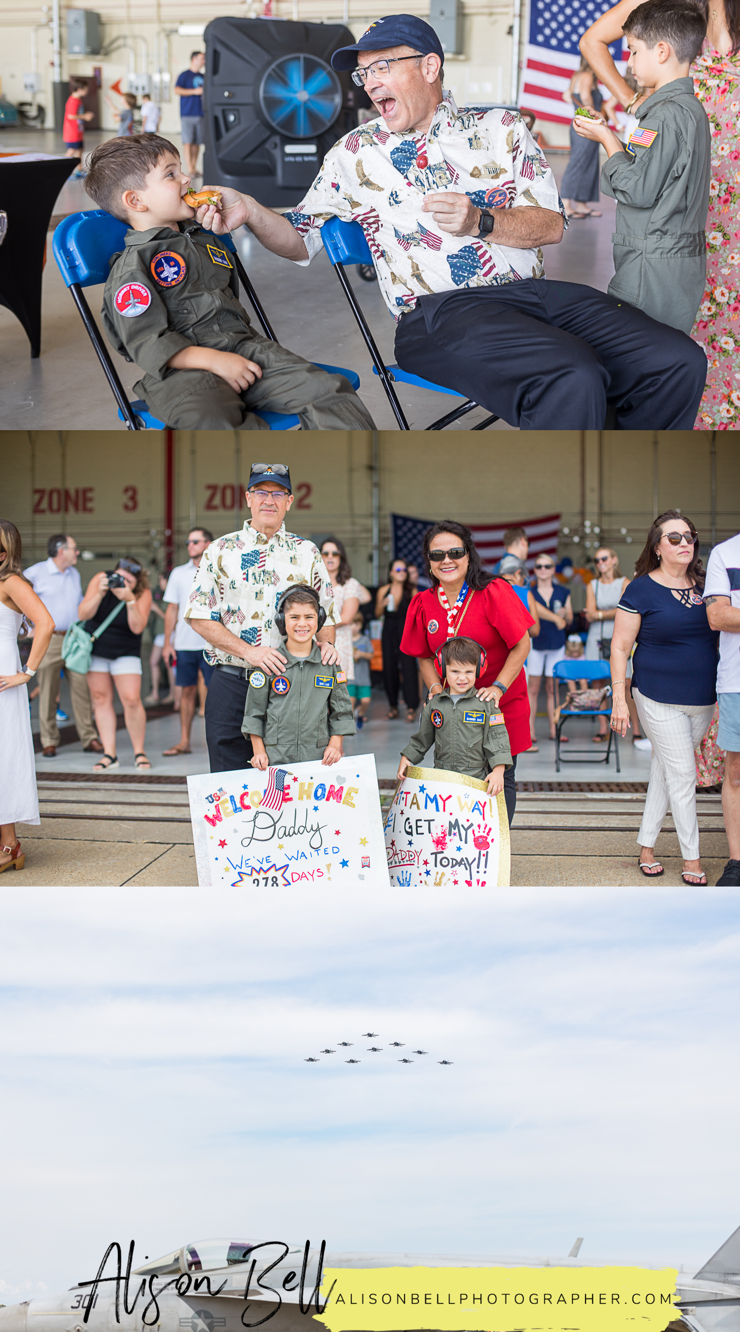 Navy aviation fly in homecoming at the hangar naval air sation oceana in virginia beach, va