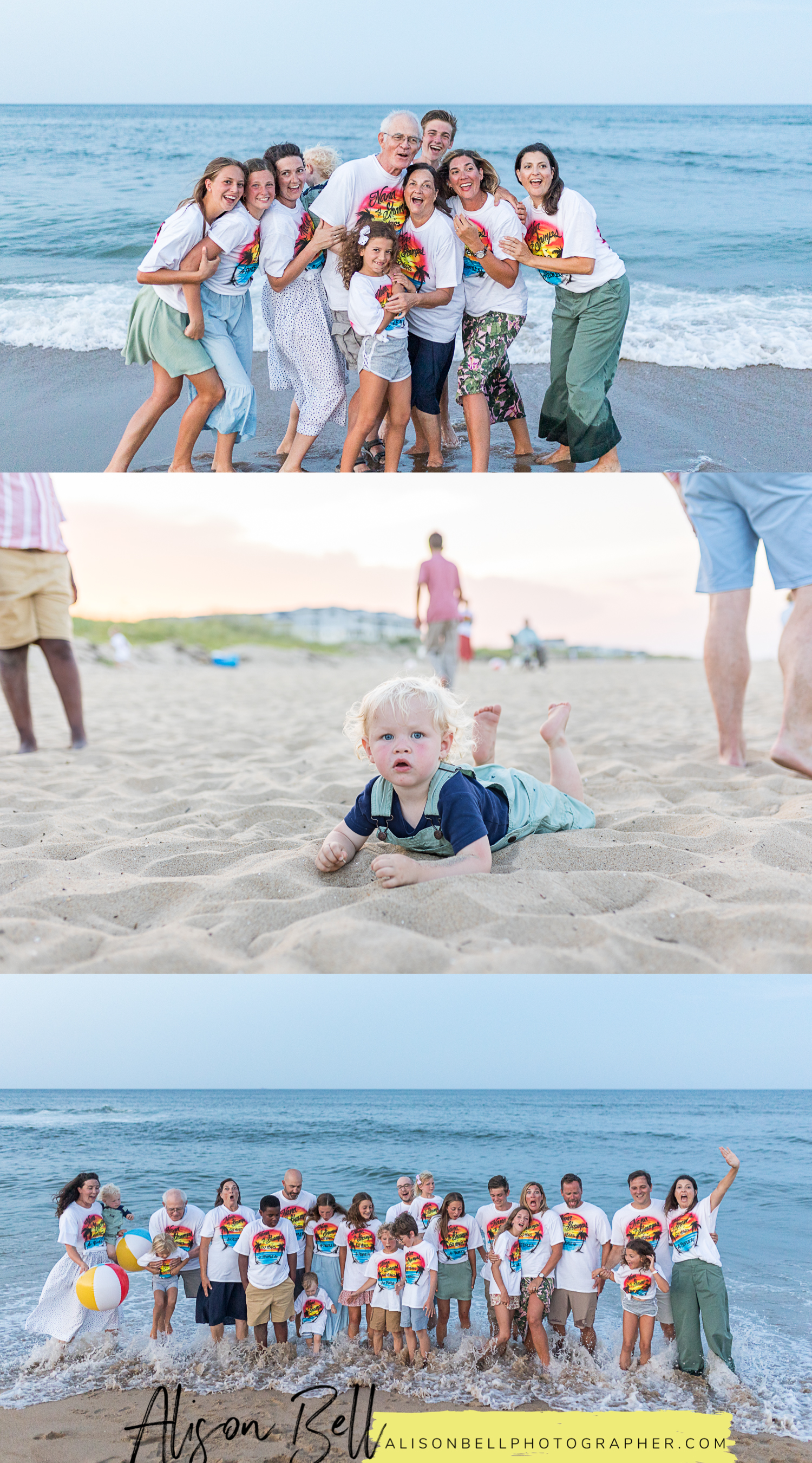 Sandbridge Beach family photos in Virginia Beach by Alison Bell, PHotographer. alisonbellphotographer.com