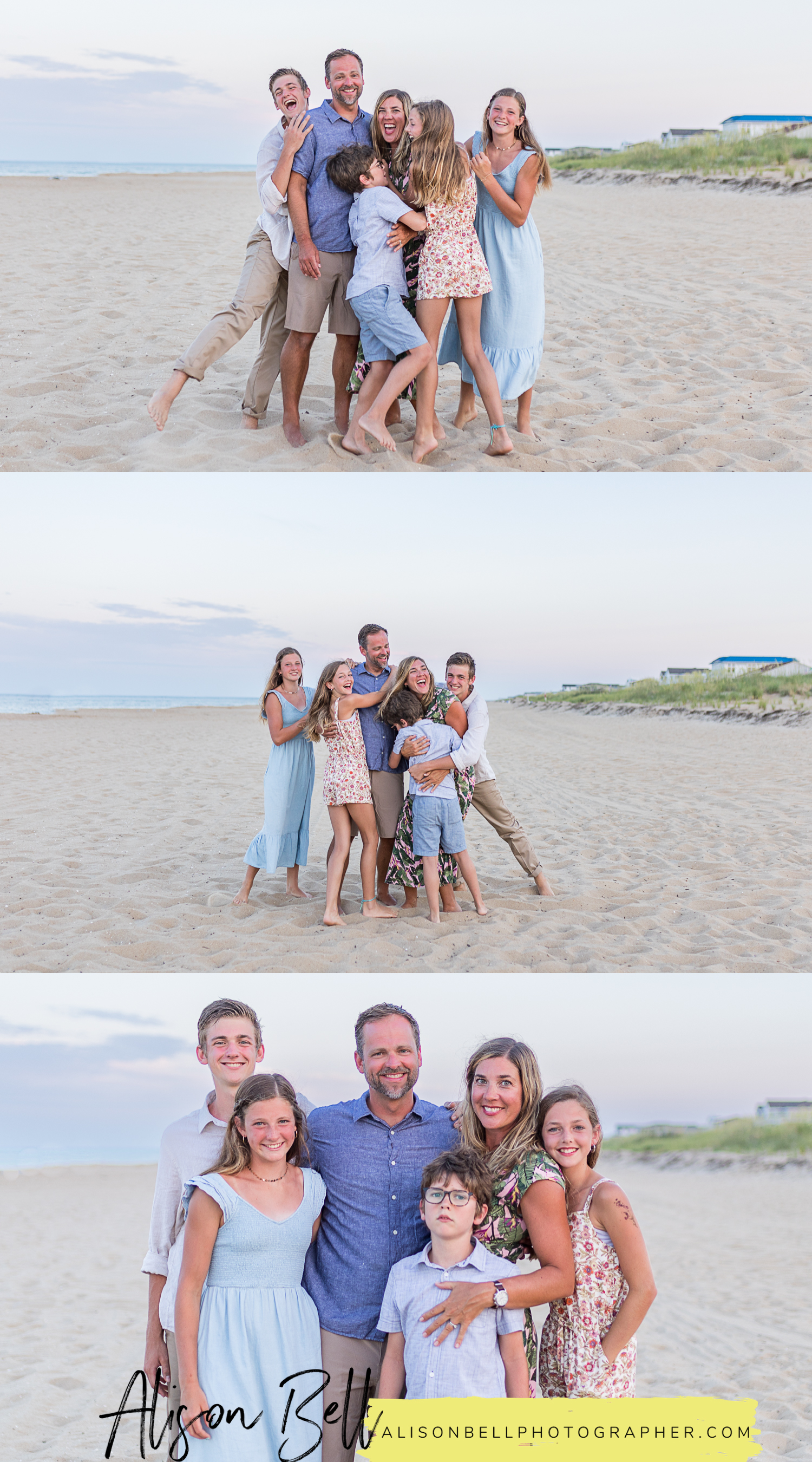 Sandbridge Beach family photos in Virginia Beach by Alison Bell, PHotographer. alisonbellphotographer.com