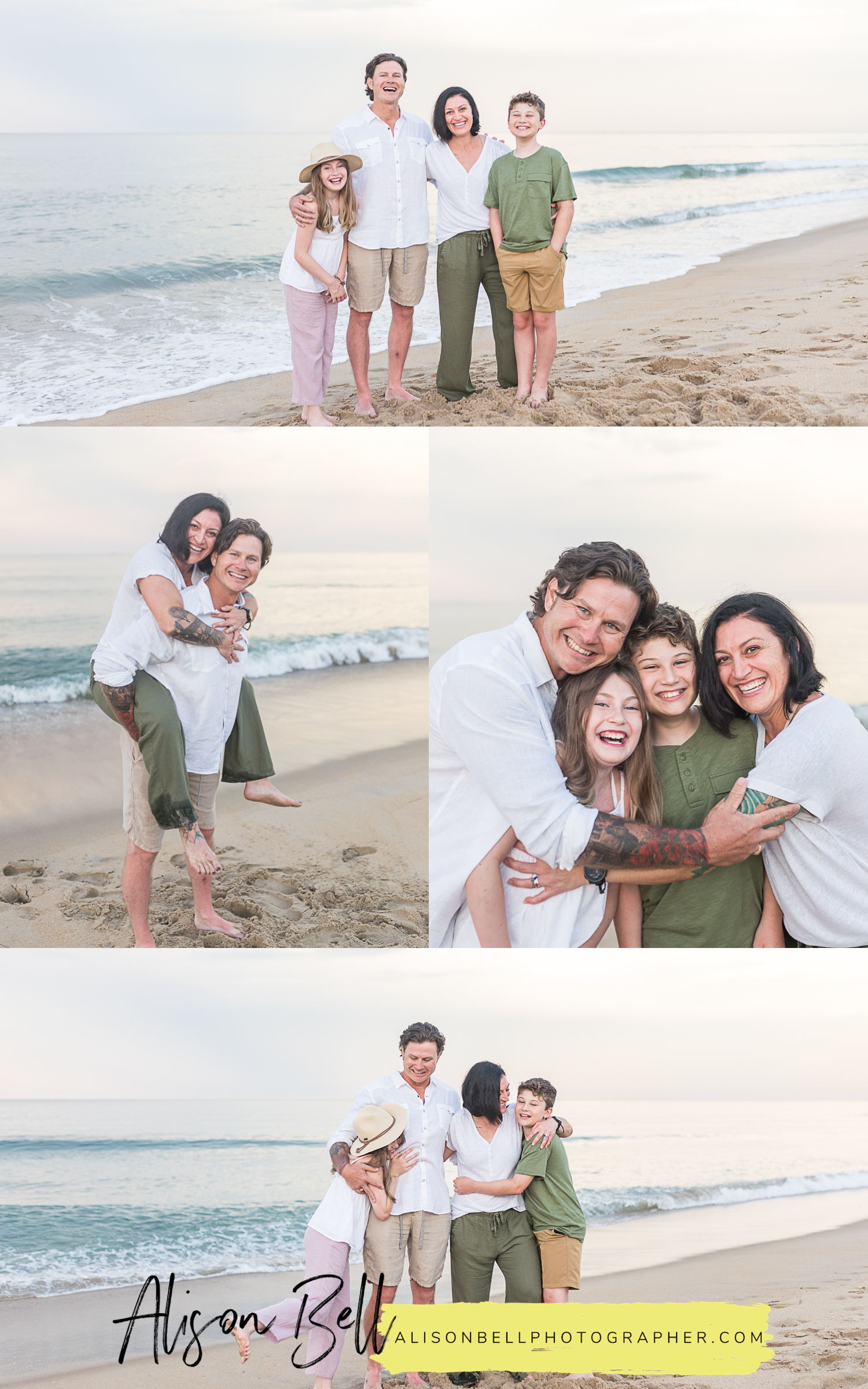 Extended family photographer on Croatan Beach in Virginia Beach, VA by Alison Bell, Photographer. Alisonbellphotographer.com