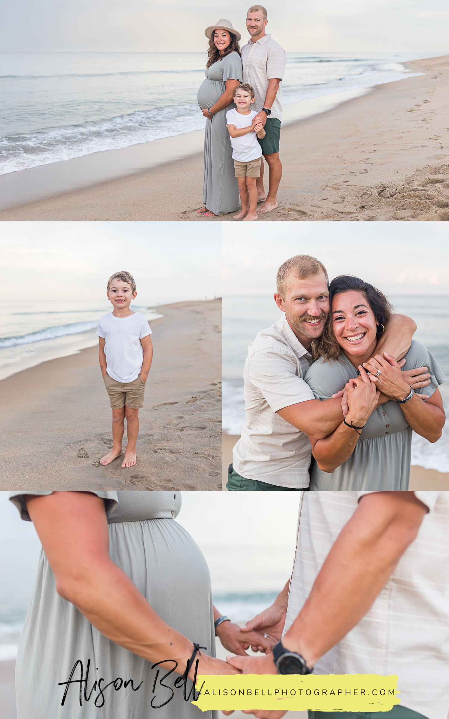 Extended family photographer on Croatan Beach in Virginia Beach, VA by Alison Bell, Photographer. Alisonbellphotographer.com